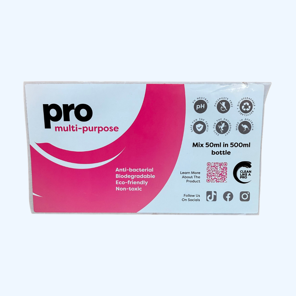 PRO Spray Bottle Labels